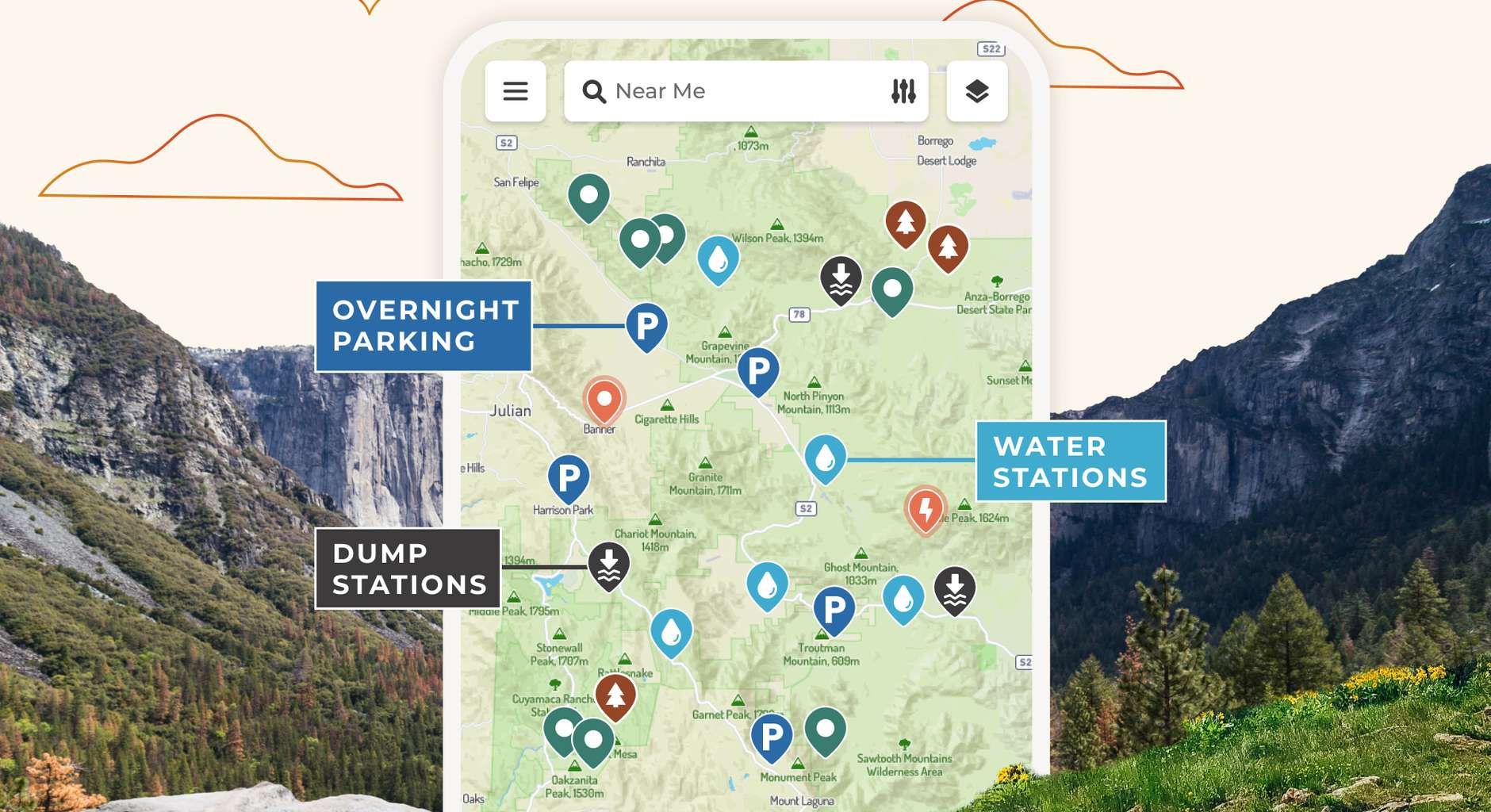 The Dyrt RV Dump Station Locator App