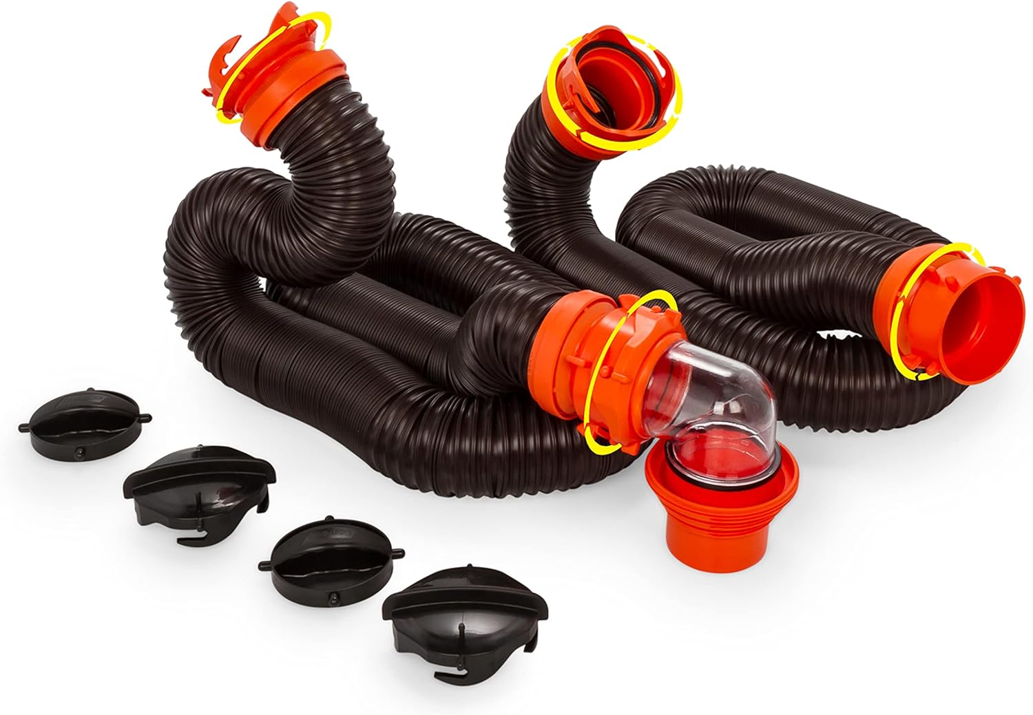 Camco RhinoFLEX 20-Ft Camper/RV Sewer Hose Kit