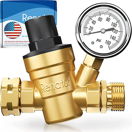 Renator M11-0660R Adjustable RV Water Pressure Regulator Renator M11-0660R Adjustable RV Water Pressure Regulator