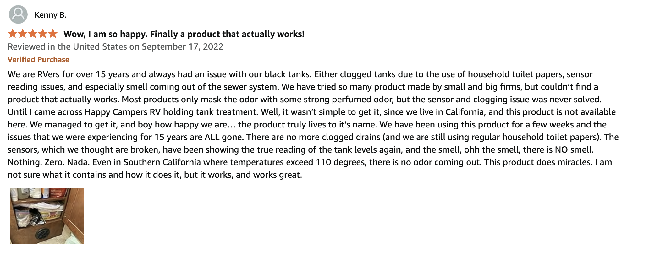 Happy Campers customer review Happy Campers customer review