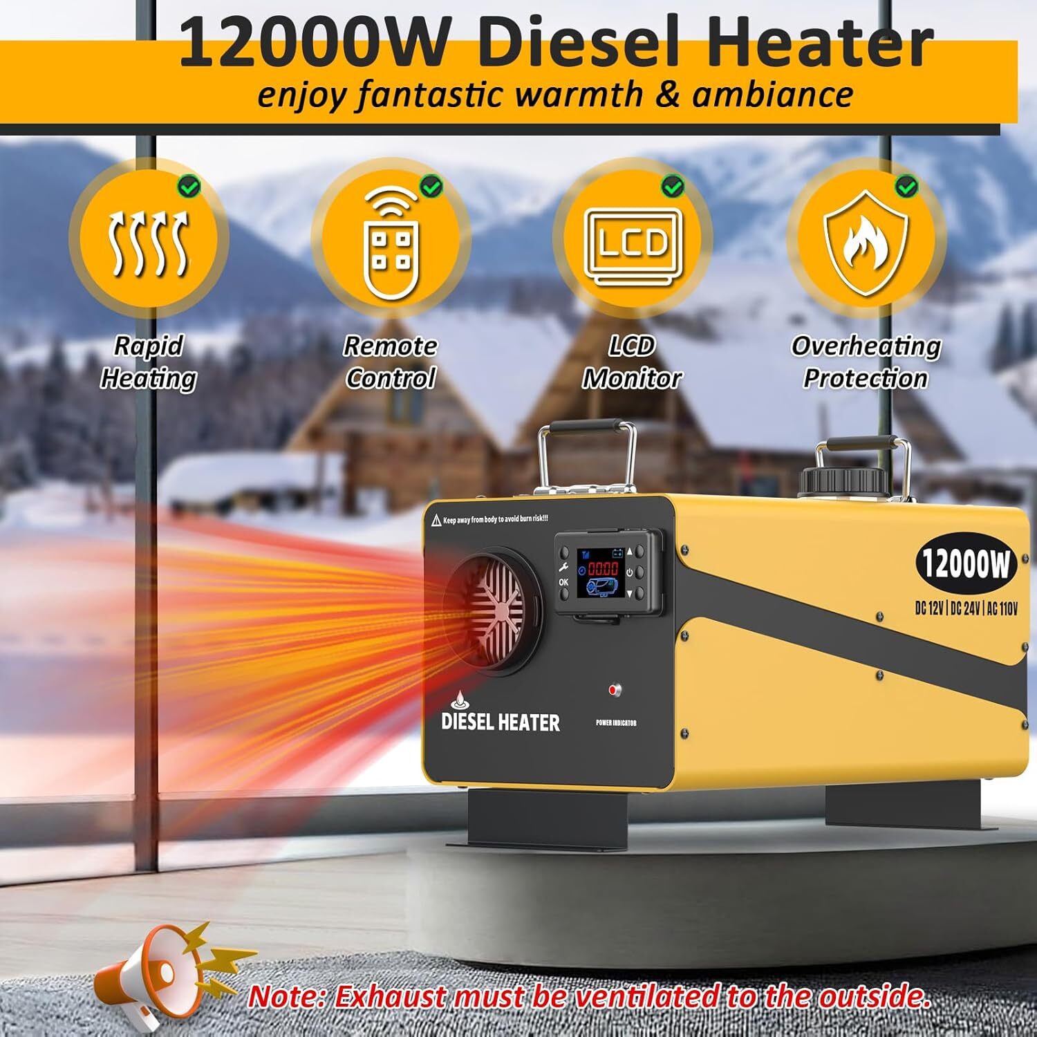Hcalory Portable Diesel Air Heater